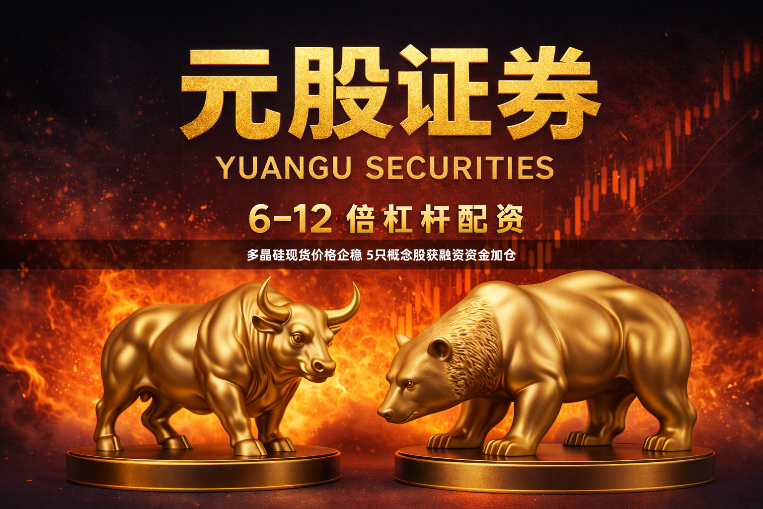 多晶硅现货价格企稳 5只概念股获融资资金加仓