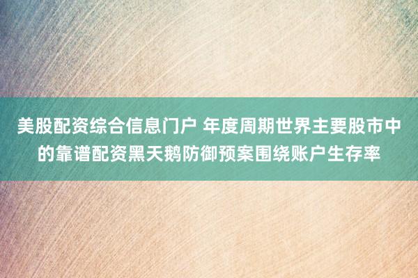 美股配资综合信息门户 年度周期世界主要股市中的靠谱配资黑天鹅防御预案围绕账户生存率